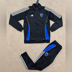 Adidas Mens Jude Bellingham Training Tracksuit Jacket & Pants Set Black All Sz